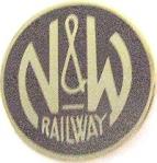 NORFOLK & WESTERN RAILWAY LOGO METAL HAT PIN
